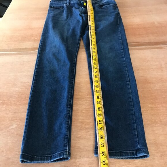 MMX Phoenix Jeans Men 32x32 Blue Low Rise Dark Wash Stretch Straight - Picture 5 of 12